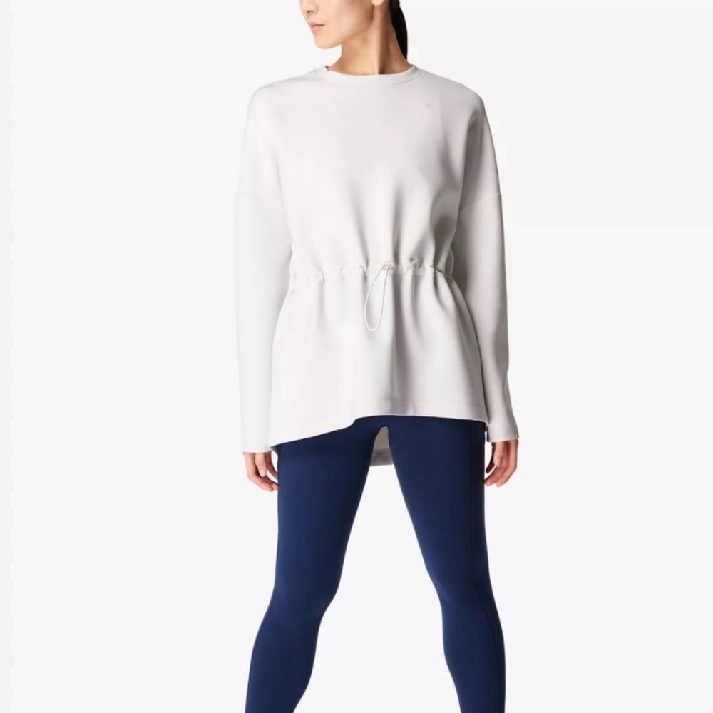 Sweaty Betty Grace Toggle Crewneck Sweatshirt Size XS